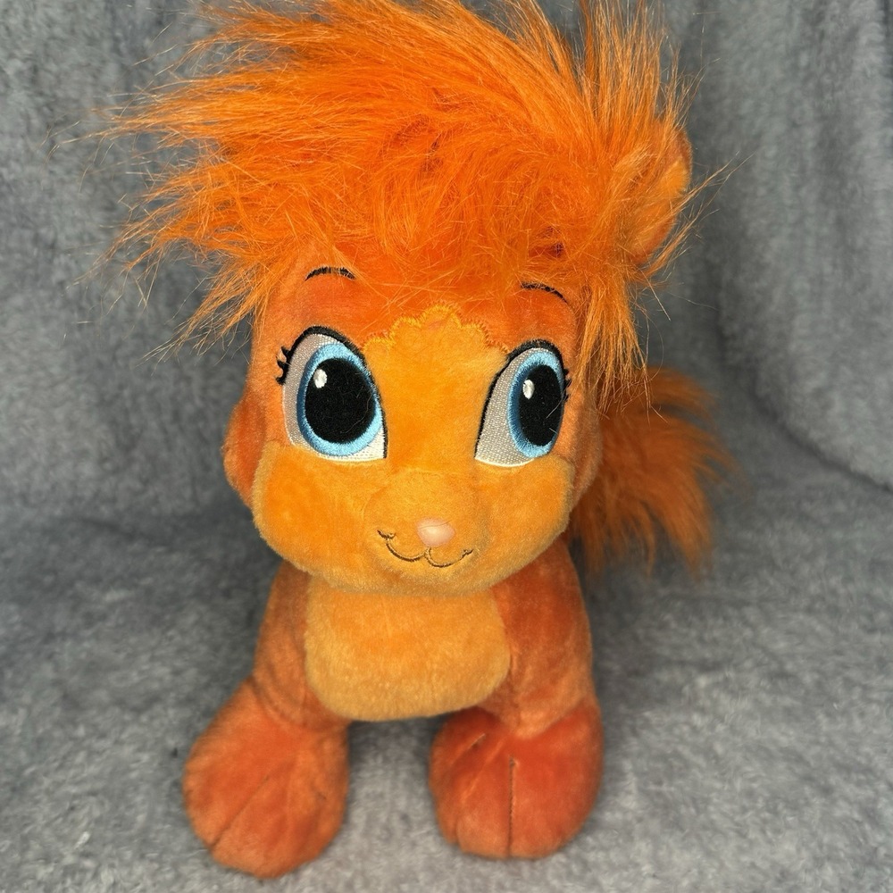 Build-A-Bear Disney Princess Palace Pets Treasure Cat Ariel Plush Orange Kitty